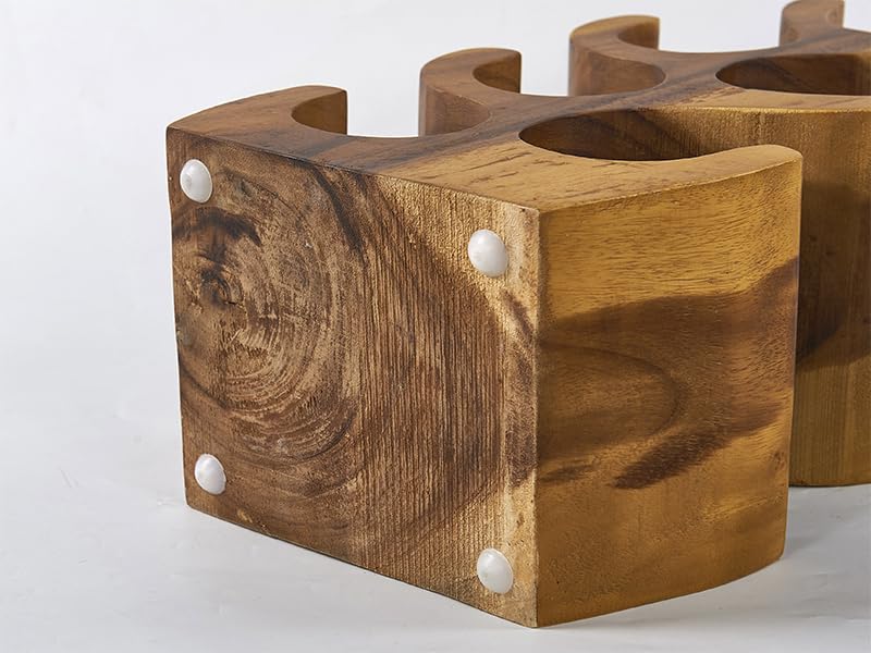 Acacia Wood Wine Rack – 12 Bottle