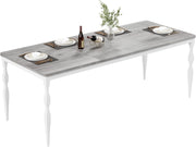 78" Farmhouse Dining Table for 6–8