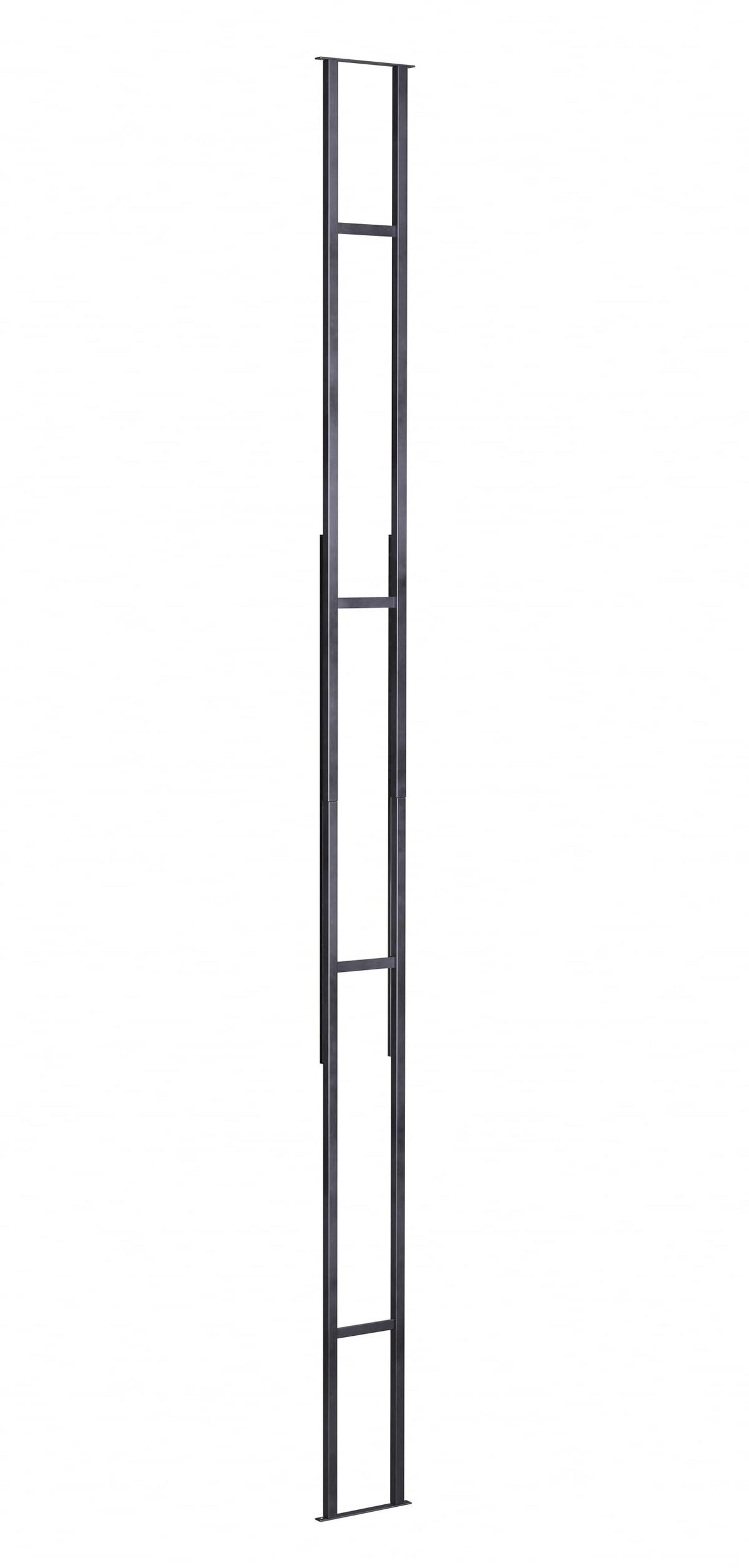 Jagged Ridge Floor-to-Ceiling Wine Rack Bundle 24 Bottles – (1) Floor-to-Ceiling Frame + (2) 12-Bottle Wall-Mounted Wine Racks – Luxurious, Modern, Space-Saving Metal Design for Home, Bar, or Kitchen