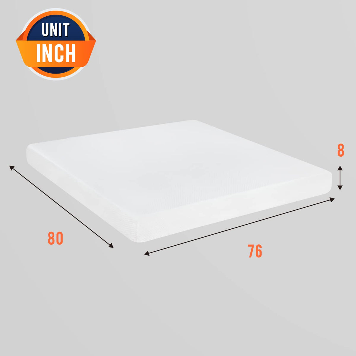 King Gel Memory Foam Mattress