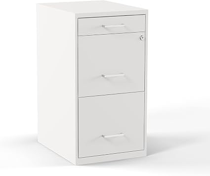 3-Drawer Lockable File Cabinet