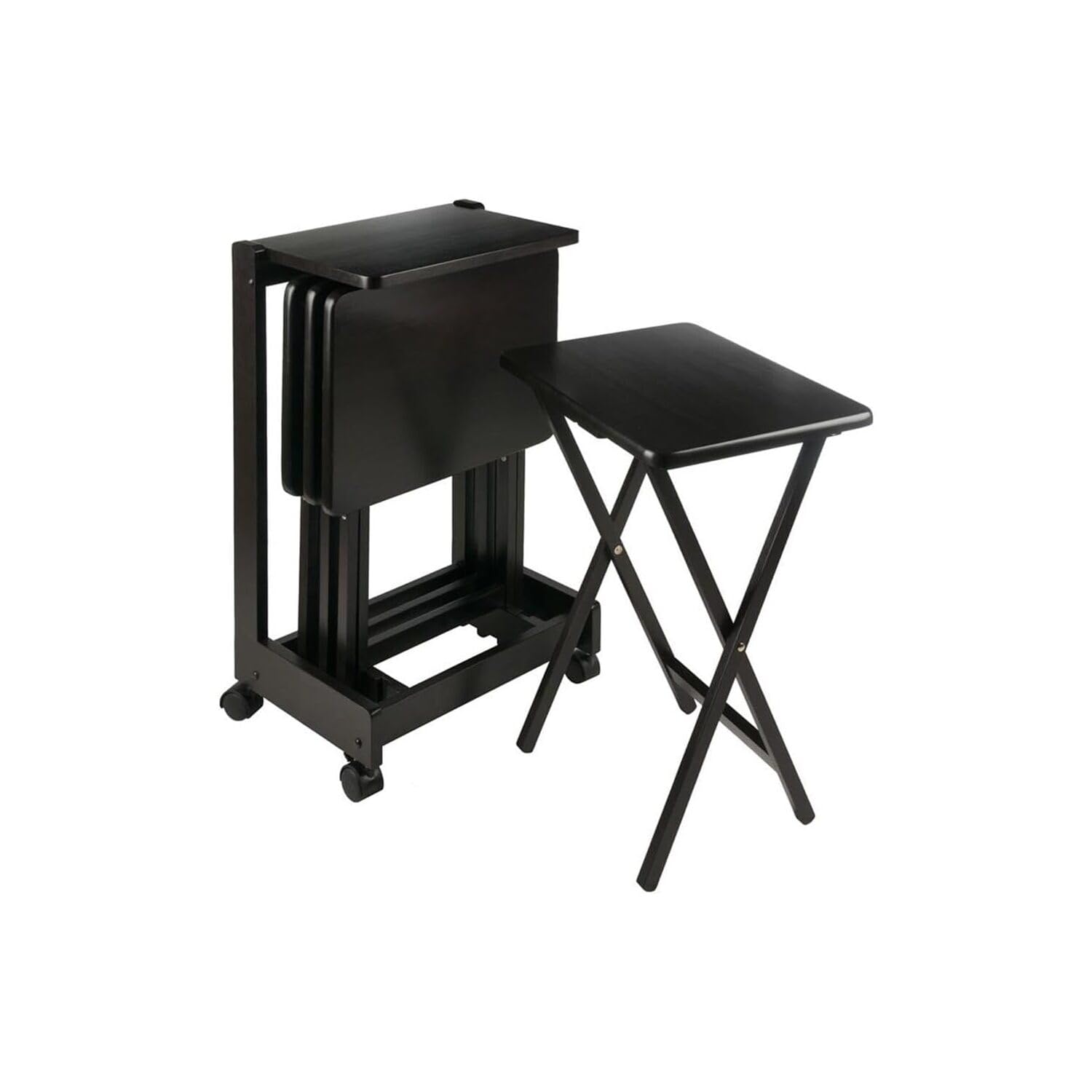 Folding Snack Table Set