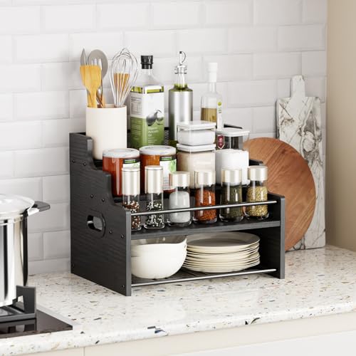 4-Tier Wood Display Shelf