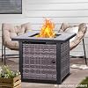 Ceramic Propane Fire Pit Table