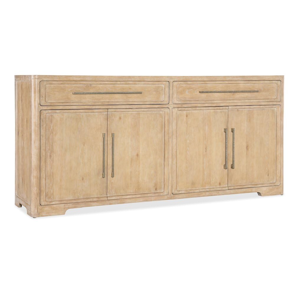 Hooker Furniture Retreat Buffet in Beige w/Stone Inlay
