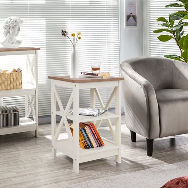 3-Tier End Table Set of 2
