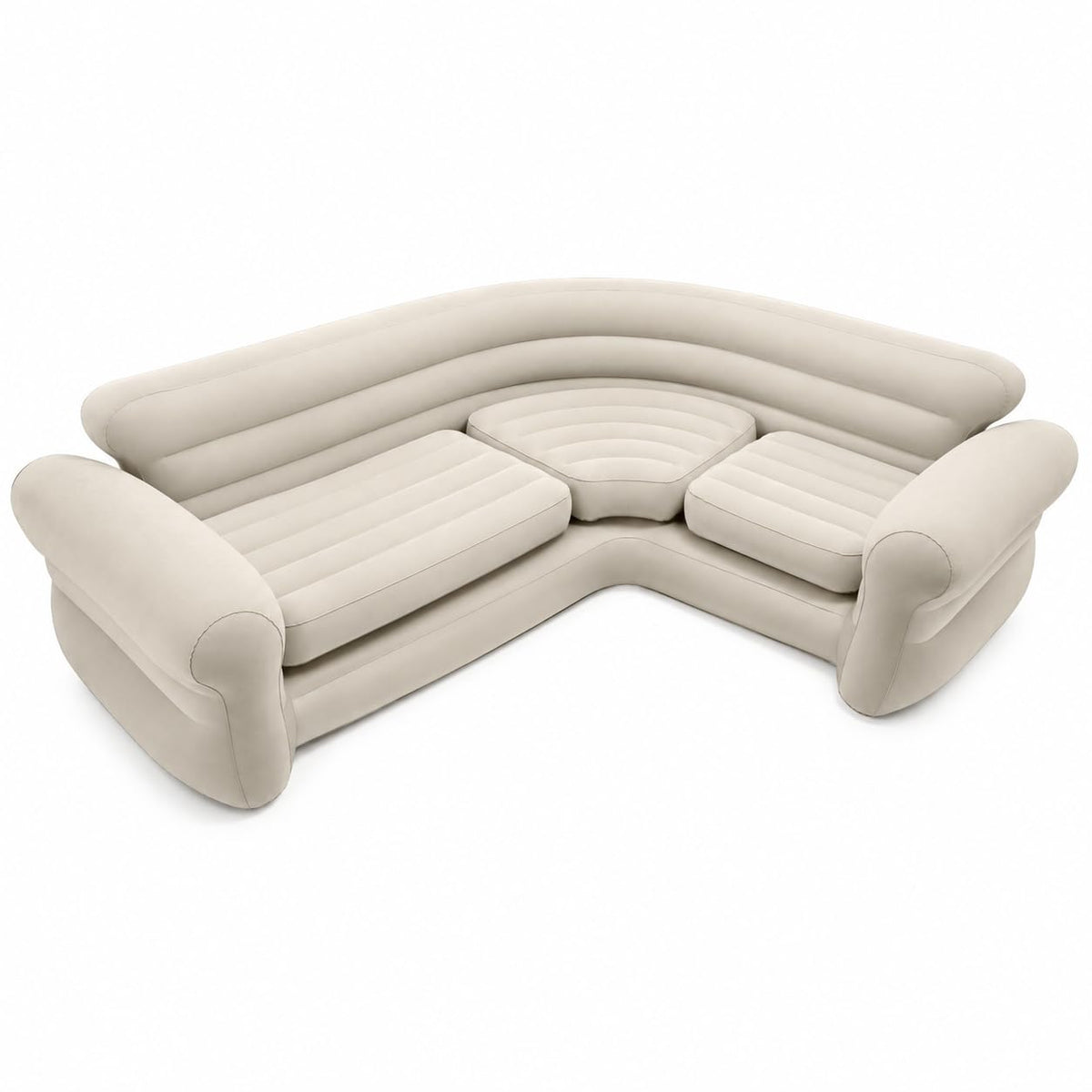 Intex Inflatable Corner Sofa, L-Shaped Couch Family Lounge