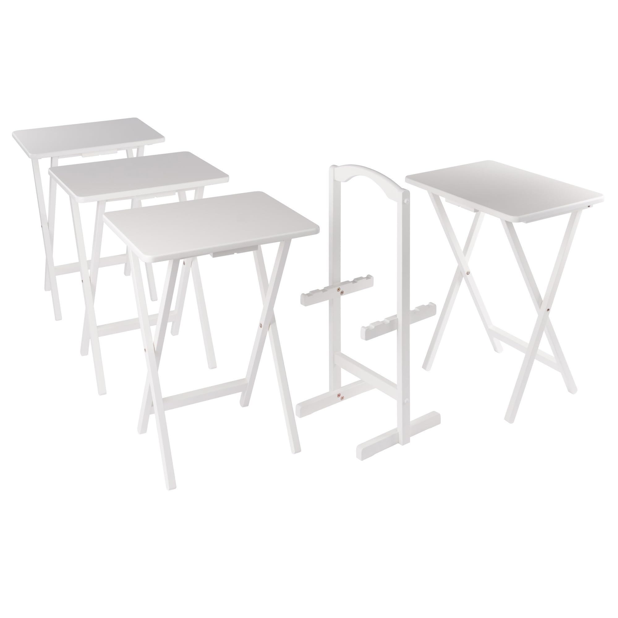 Foldable TV Tray Table – Height & Tilt Adjustable