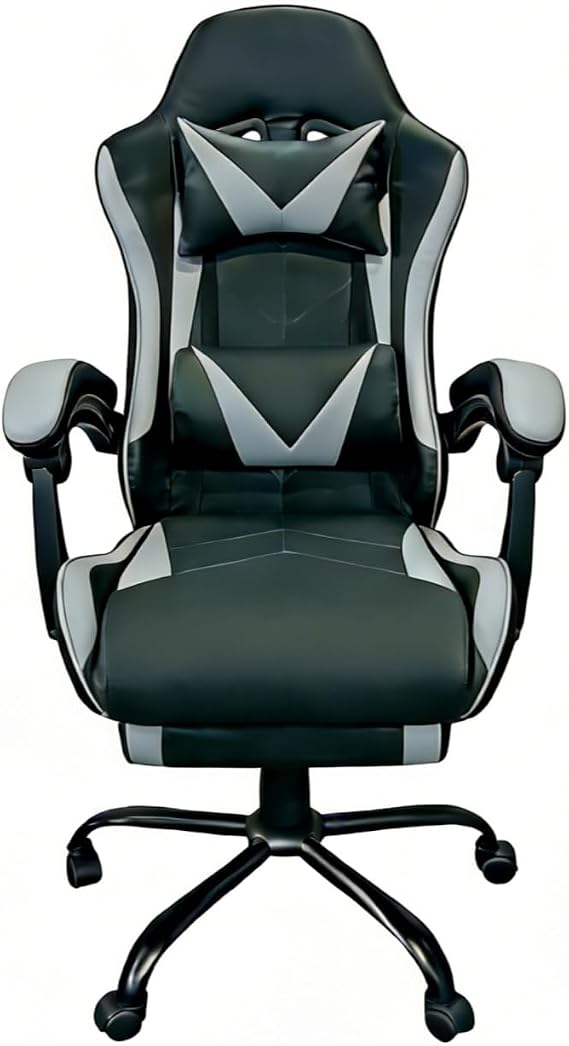 Ergonomic Gaming & Office Chair with Footrest