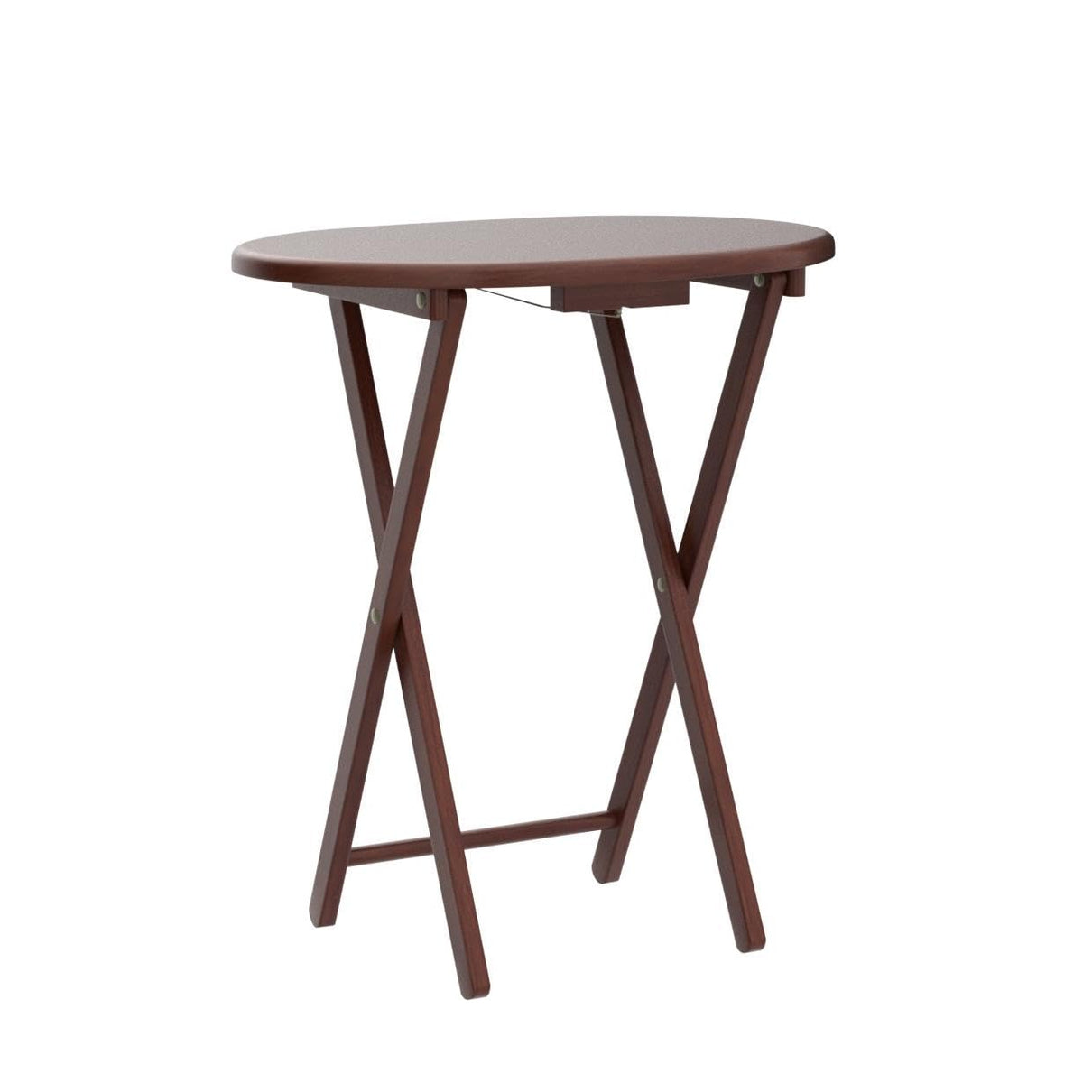 Cappuccino Folding Snack Table Set