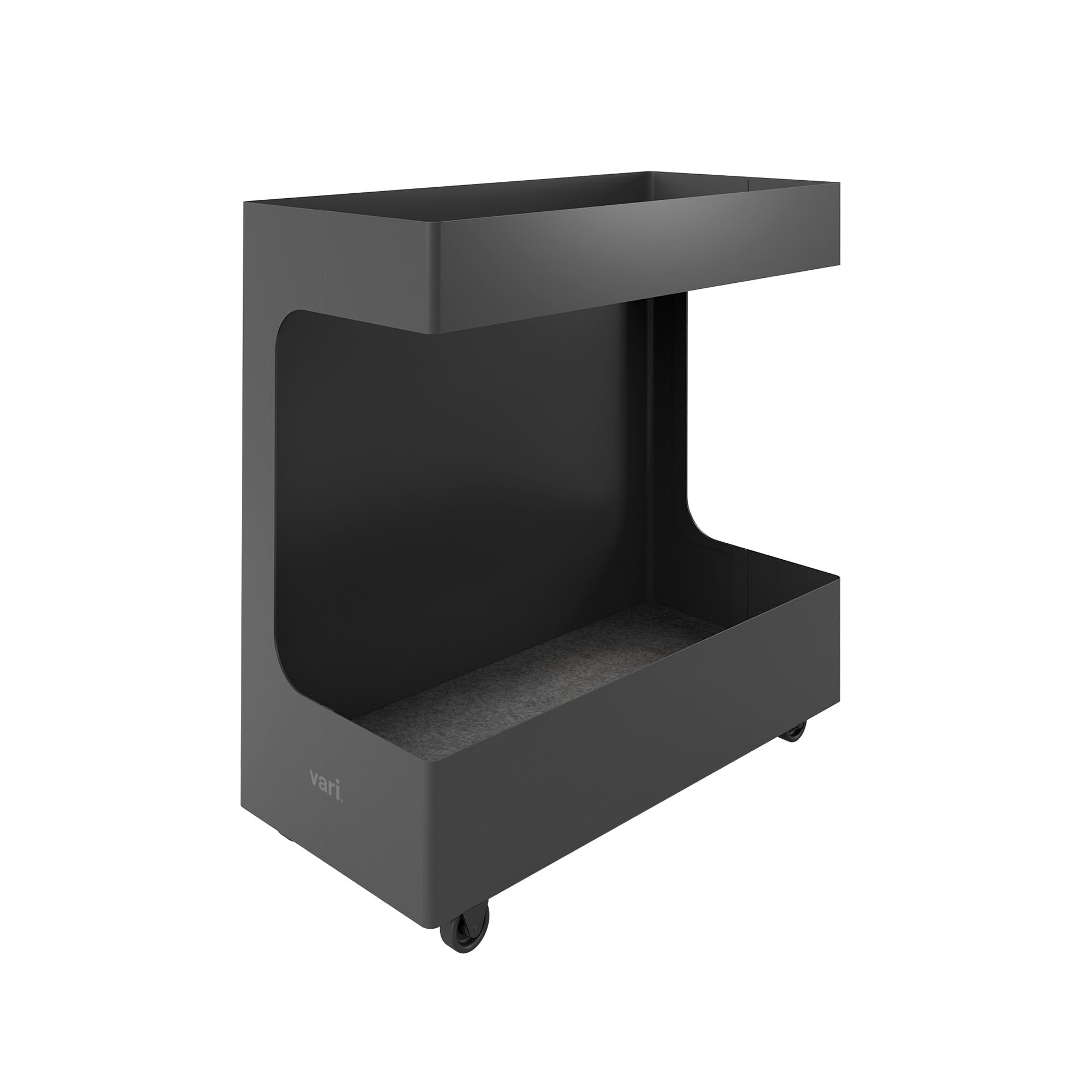 Mobile Slim Under-Desk Cubby