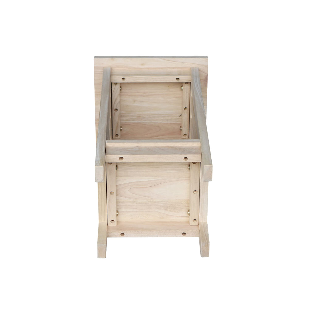 IC International Concepts Solid Wood Mission Plant Stand, Unfinished