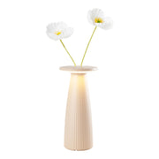 2-in-1 Cordless Vase Table Lamp with Magnetic Charging