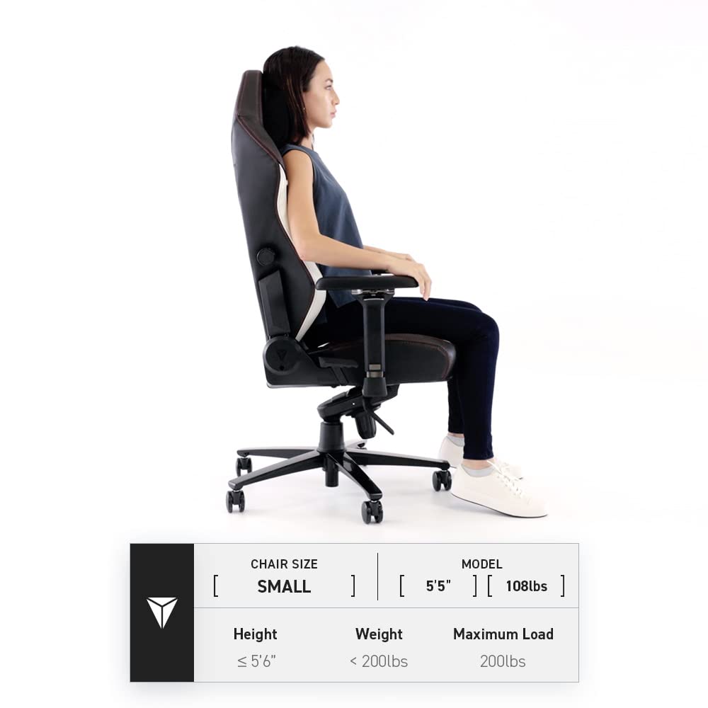 Secretlab Titan Evo House Lannister Gaming Chair - Reclining - Ergonomic & Comfortable Computer Chair with 4D Armrests - Magnetic Head Pillow & Lumbar Support - Small - Red/Gold - Leatherette
