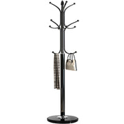 Metal Coat Rack Stand with Marble Base
