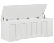 Large Storage Bench with Safety Hinges