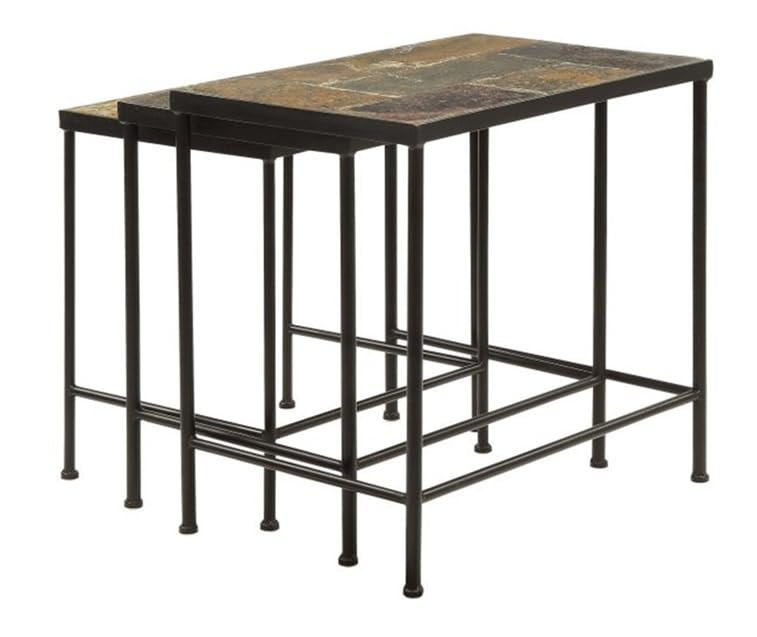 Slate Nesting Tables Set of 3