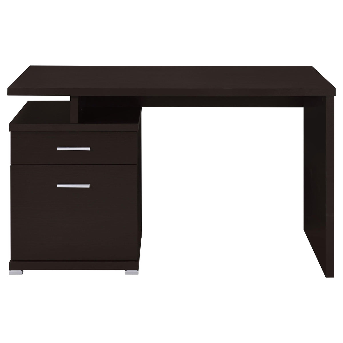 Coaster Irving 47-Inch 2-Drawer Computer Desk Cappuccino 800109