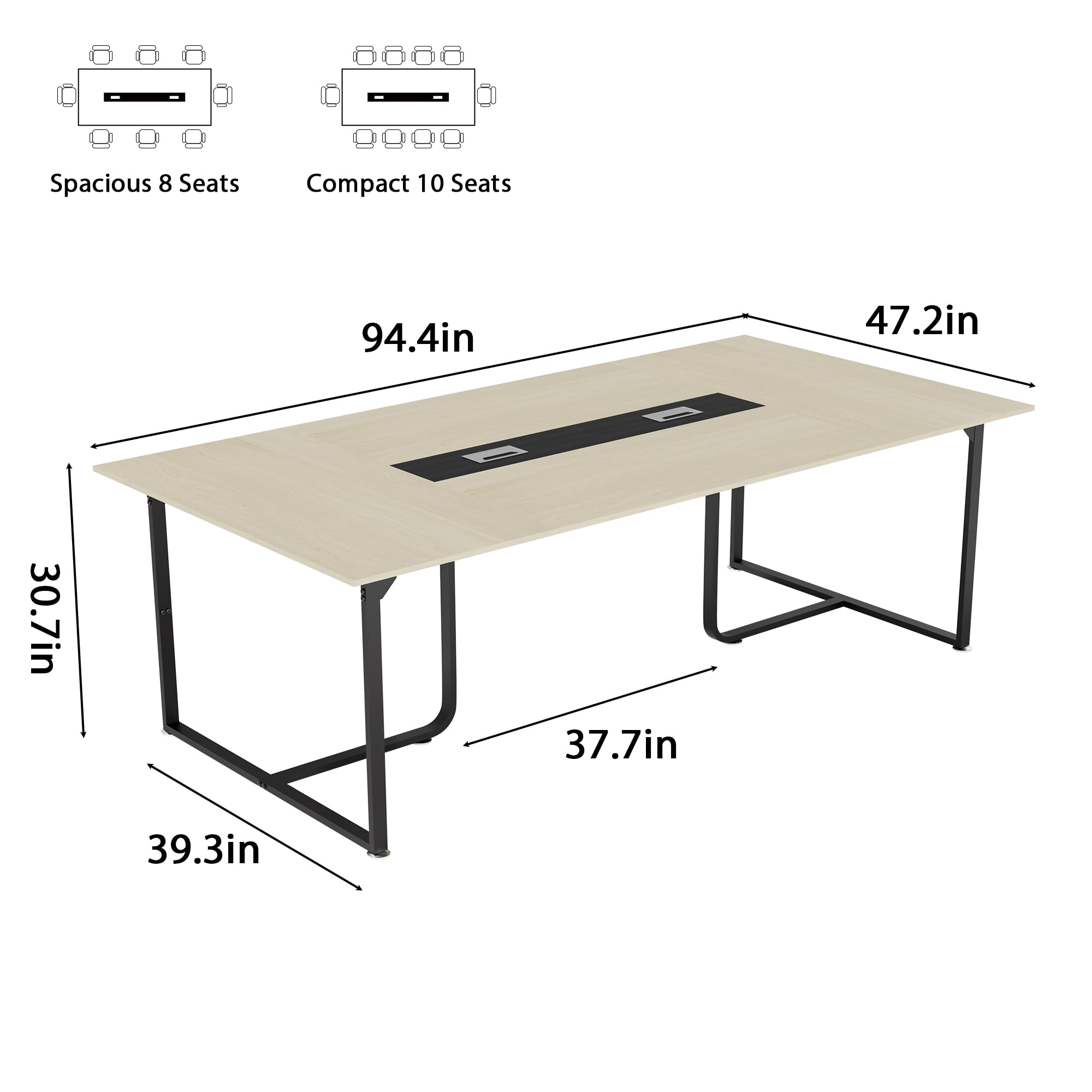 8ft Conference Table
