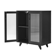 Black Buffet Storage Cabinet