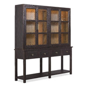 Hooker Driftwood Display Sideboard in Black Wood Furniture