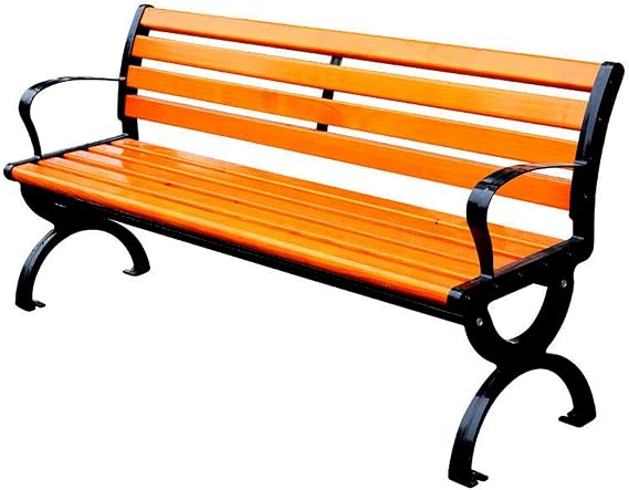 Wood Slat Outdoor Garden Bench