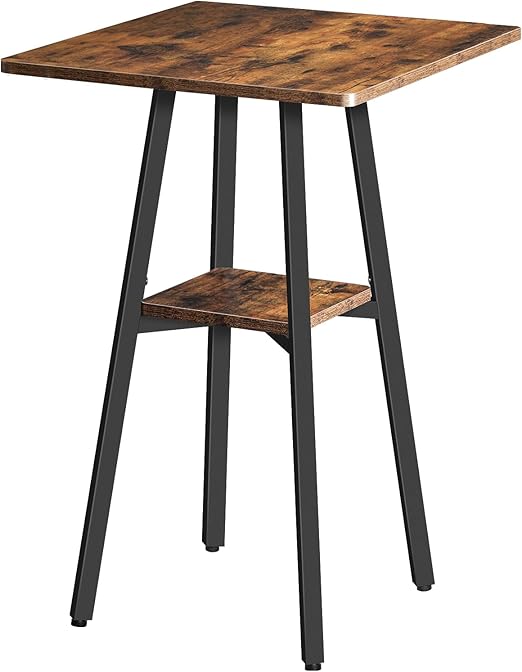 2-Tier Bar Table with Storage