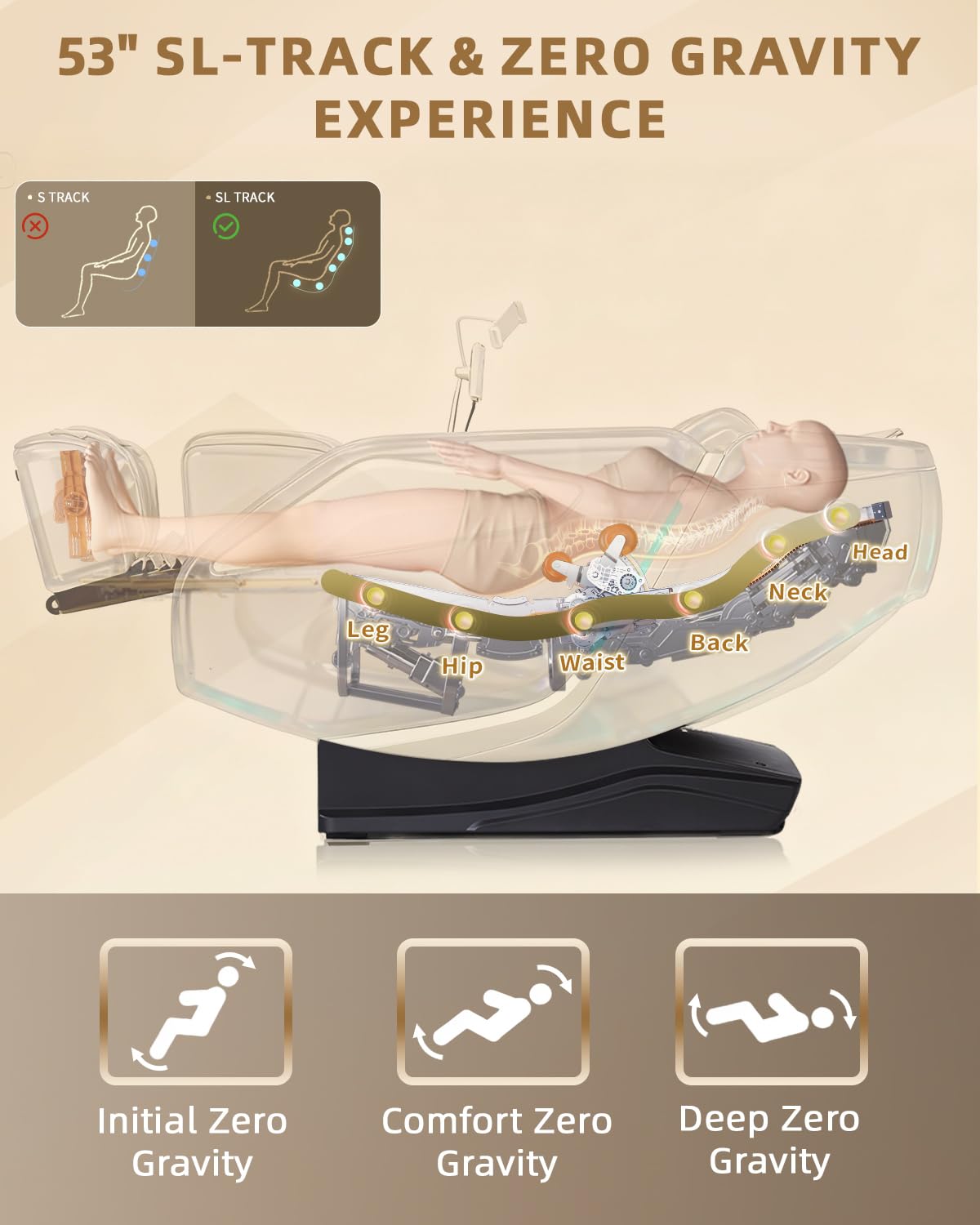 4D Zero Gravity Full Body Massage Chair