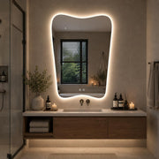 Irregular Backlit LED Bathroom Mirror