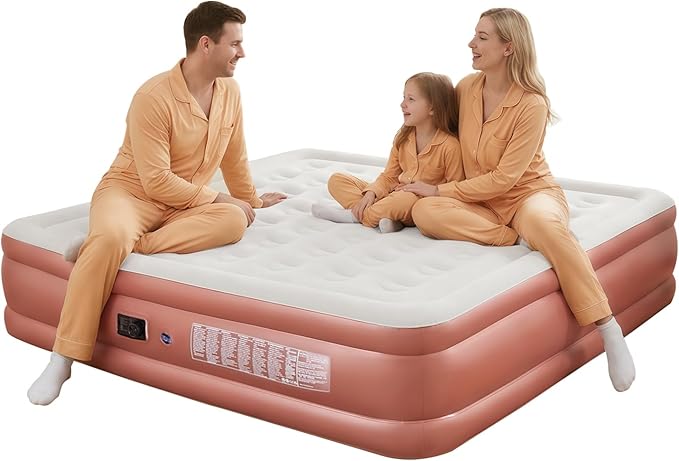 Queen Air Mattress with Built-In Pump