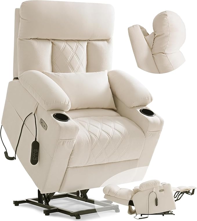 Triple Motor Power Lift Recliner Chair