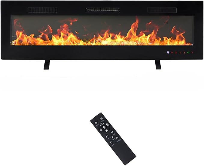 Electric Fireplace Heater – Wall Mounted, Recessed & Freestanding