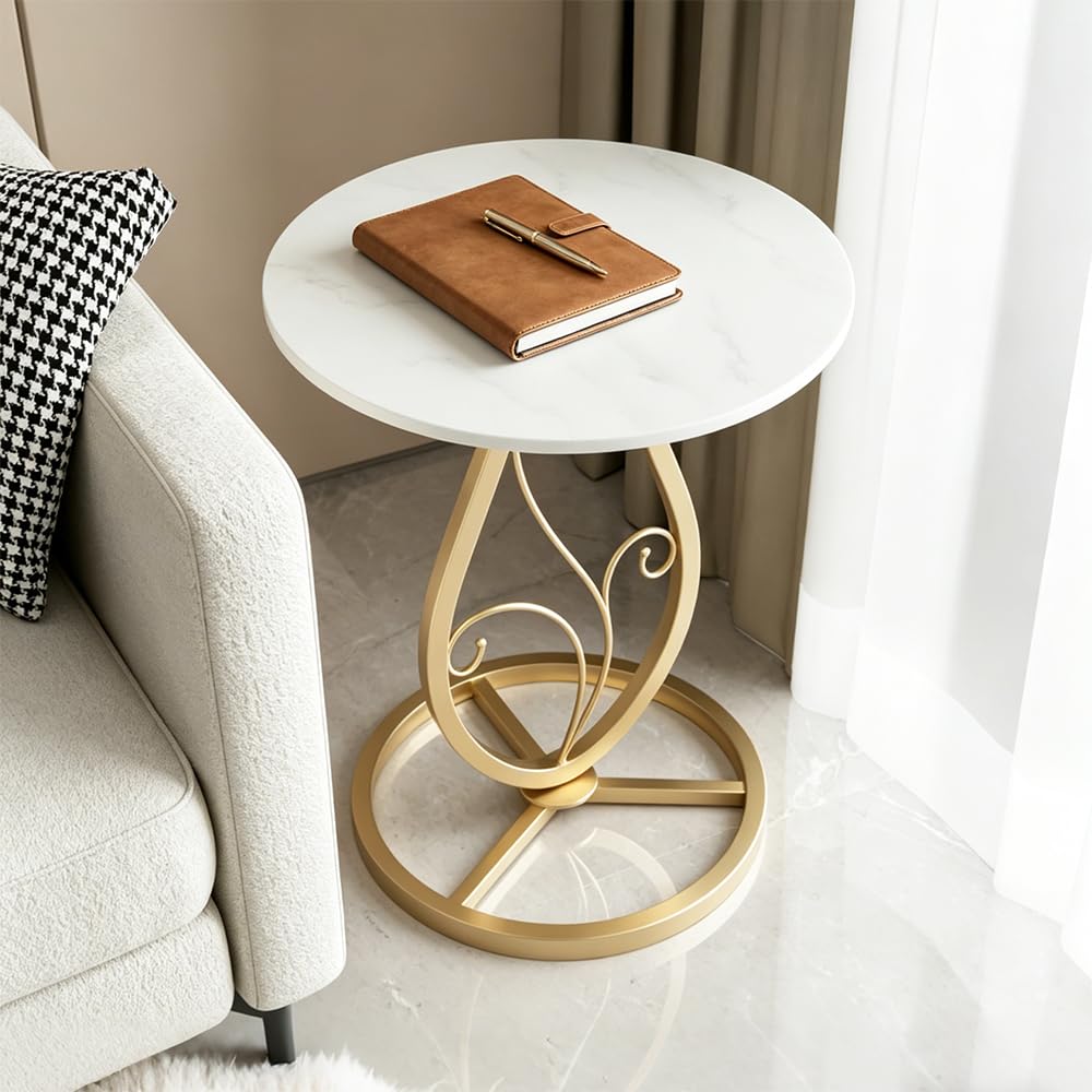 Round Marble Side Table