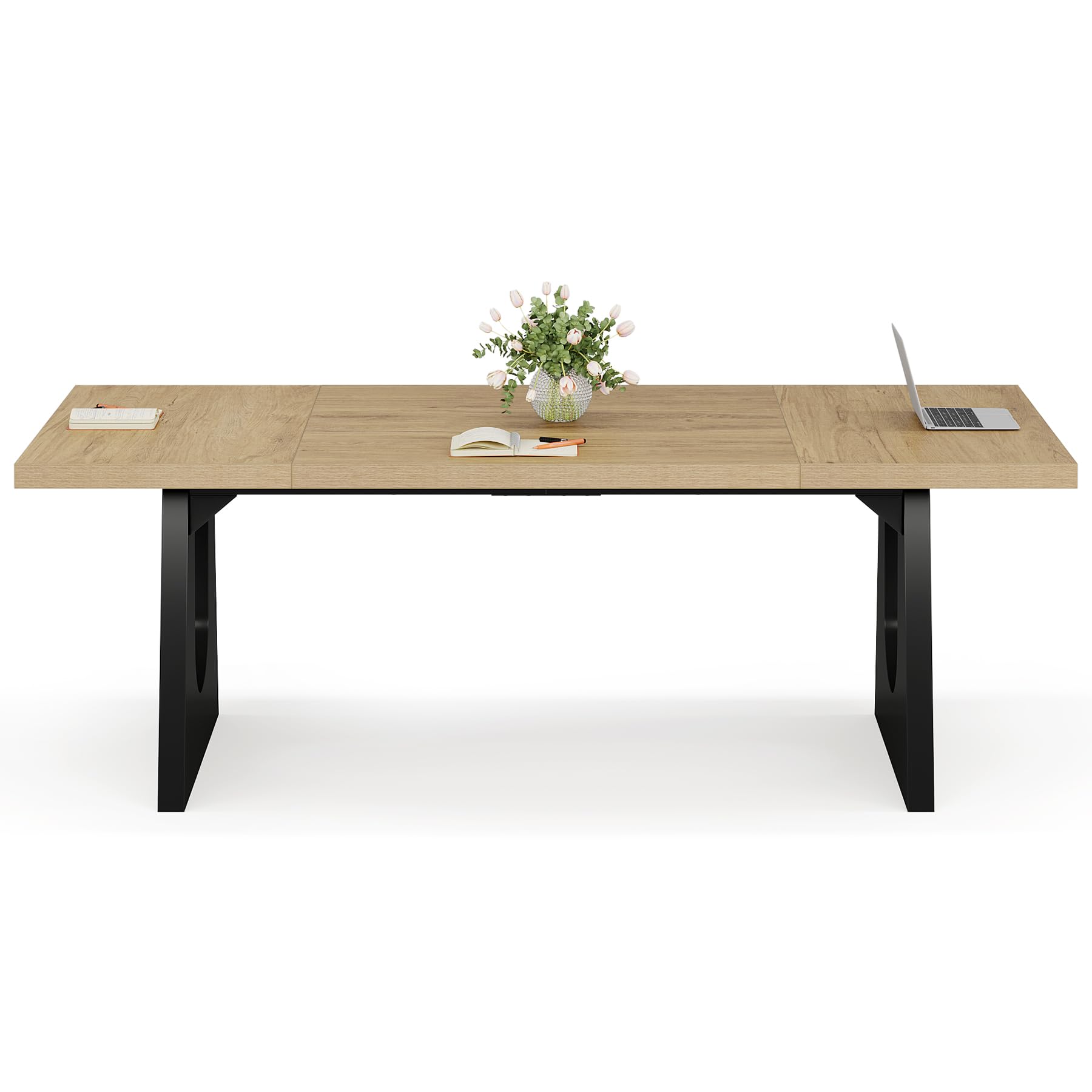 Large Rectangular Conference Table for 6-8 People