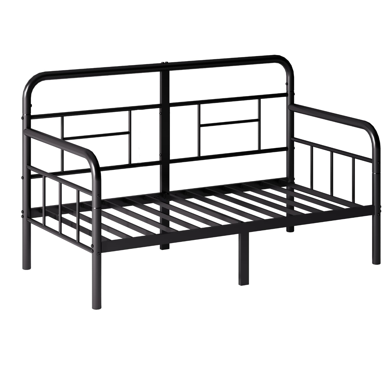 Twin Metal Daybed Frame with Storage