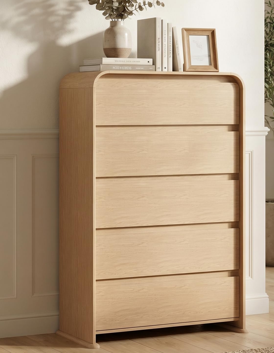 Natural 5-Drawer Dresser