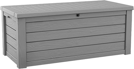 150-Gallon Outdoor Storage Box & Bench