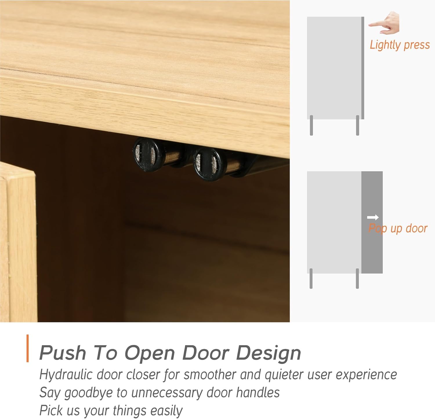 Fluted TV Stand for 75-Inch TVs with Storage