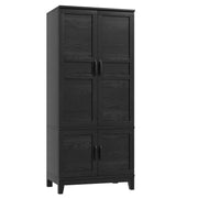 4-Door Wardrobe with Adjustable Shelf