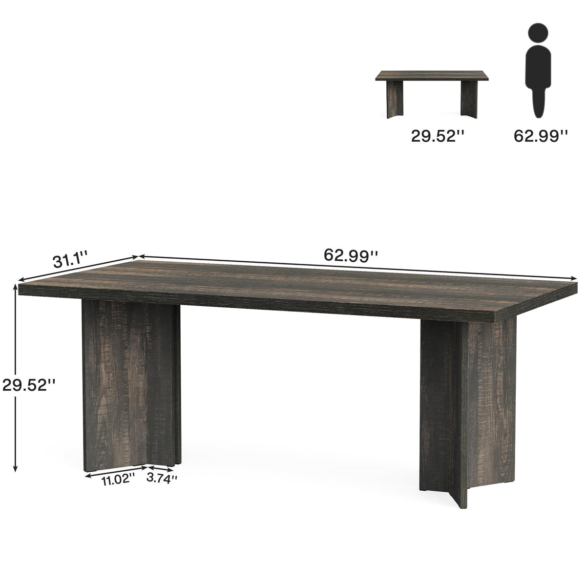Farmhouse Executive Desk
