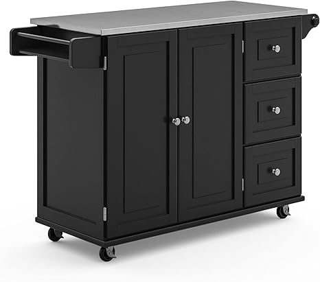 Kitchen Island Cart with Storage