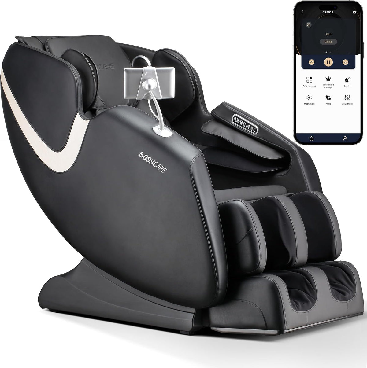BOSSCARE Massage Chair Full Body, Shiatsu Zero Gravity Recliner