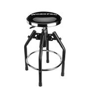 Adjustable Hydraulic Shop Stool, 29"–33.86", 330 lb Capacity
