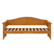 Acadia Twin Solid Wood Daybed Frame – Light Toffee