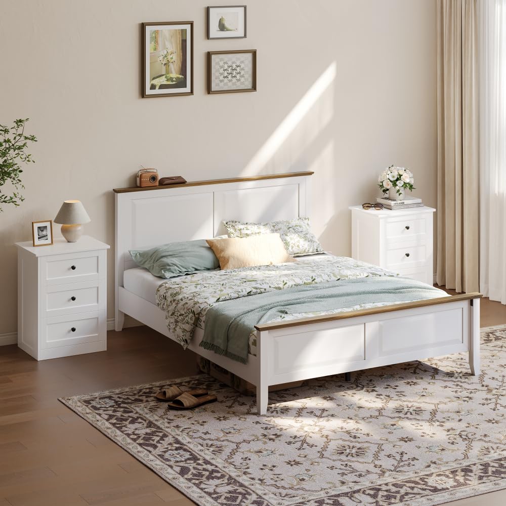 Nightstands Set of 2 with Hidden Drawer