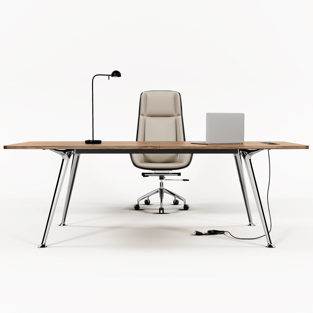 Executive Desk with Charging Station
