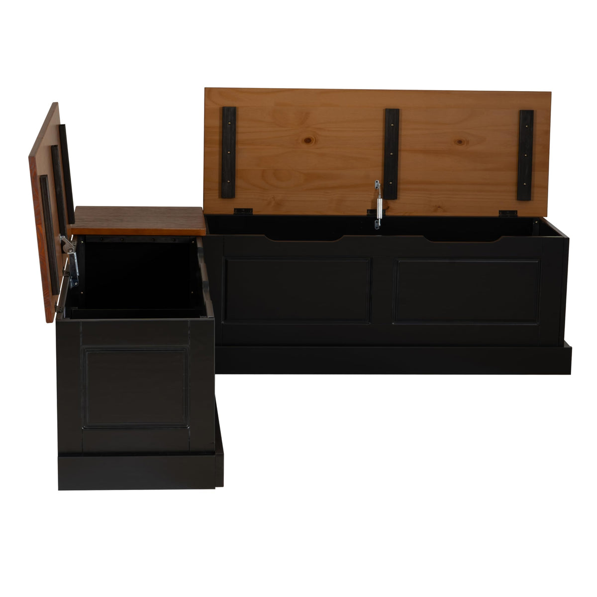 Backless Corner Storage Bench