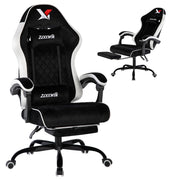 Gaming Chair for Adults,400lbs Computer Chair for Home Office,White