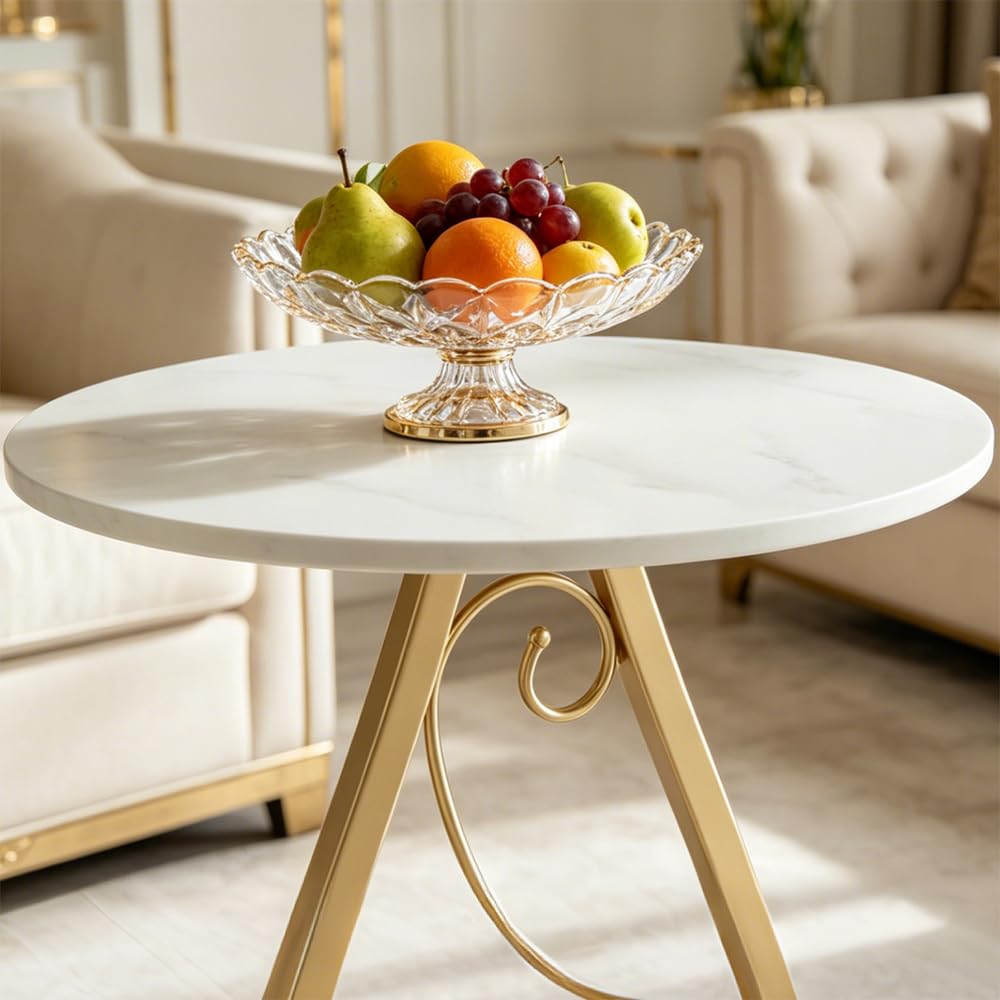 Round Marble Side Table