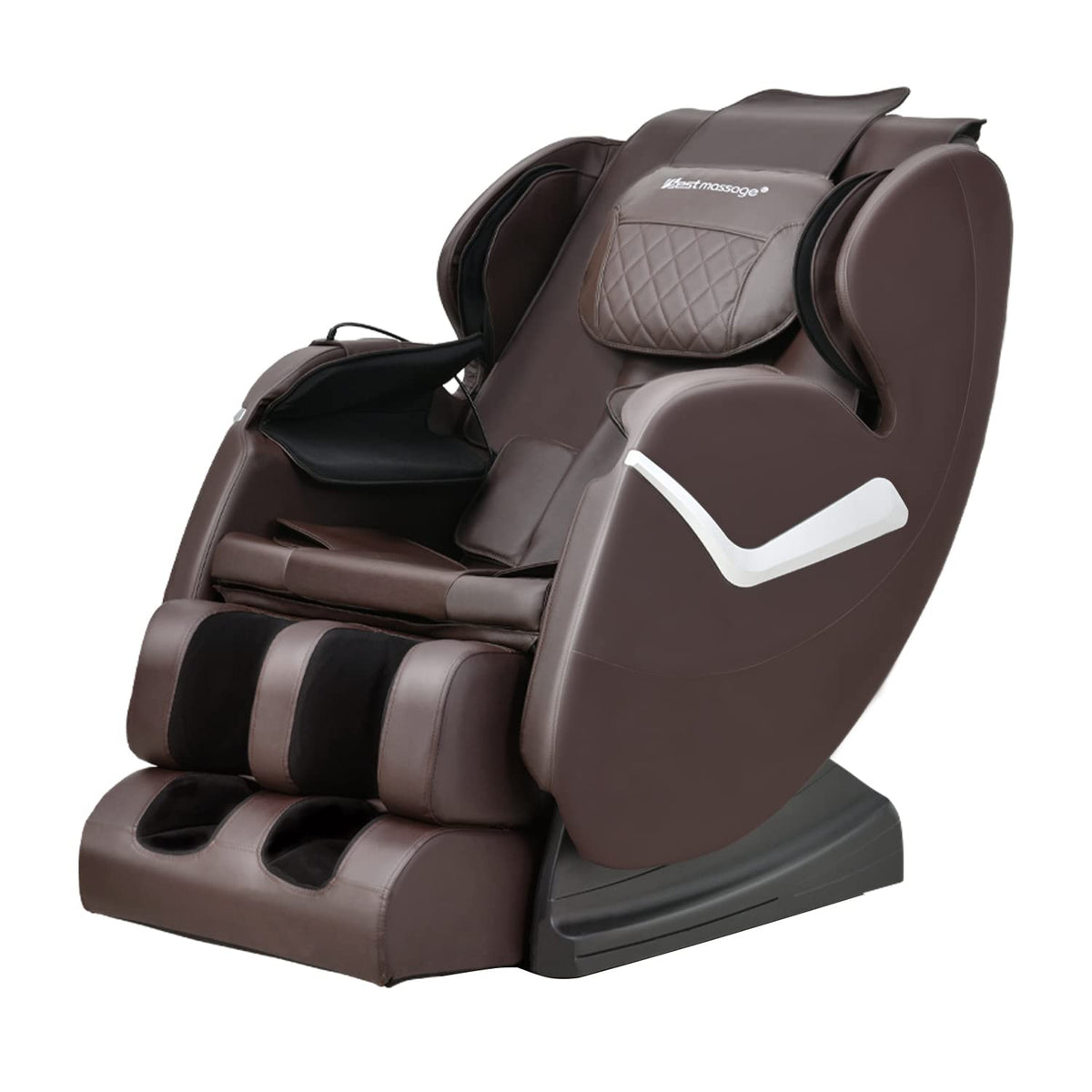 BestMassage Massage Chair Zero Gravity Full Body Electric Shiatsu Massage Chair Recliner with Foot Rollers Built-in Heat Therapy Air Massage System Stretch Vibrating for Home Office